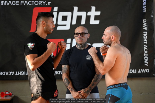 2023-07-01 Champions Fight Milano 01324 Antonino Amodeo-Giovanni Bunone